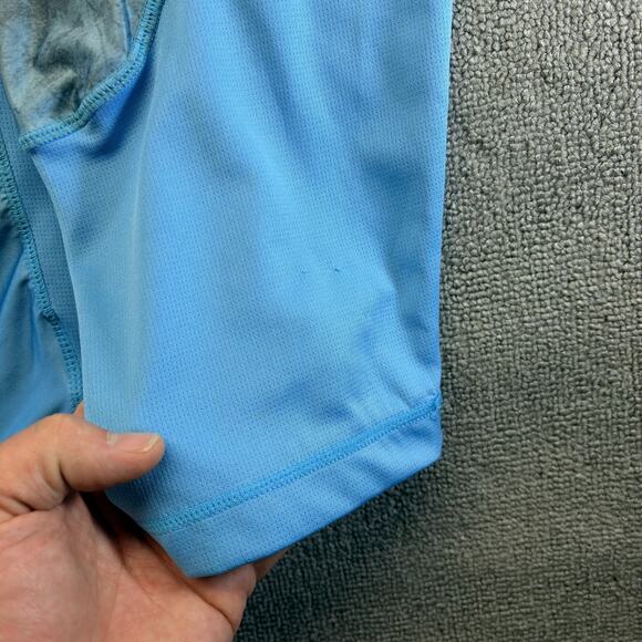 Habit Mens UPF 40+ UV Protection Hooded Performance Shirt Blue Camo 2XL Fishing - Picture 9 of 10